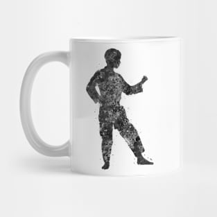 Taekwondo kids black and white Mug